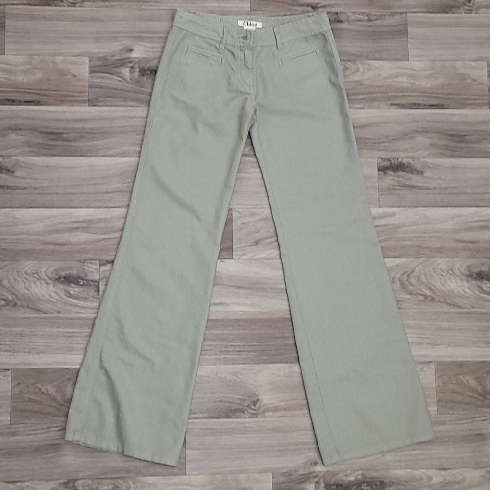 Chloe Vintage Wide Leg Low Rise Denim